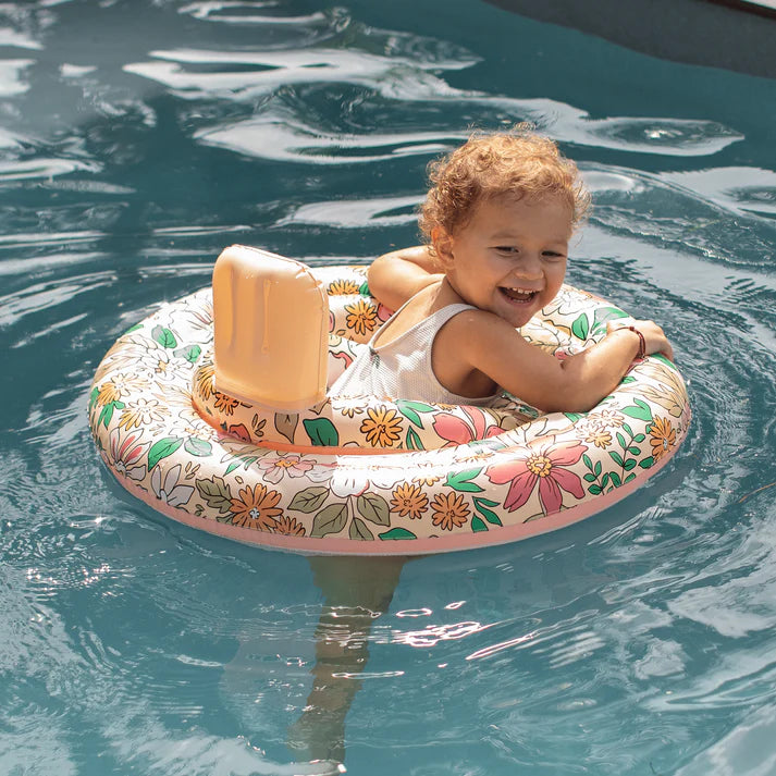 Baby Float with Floral Design | Infant Pool Floatie